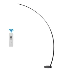 JONATHAN Y Enzo 68" Contemporary Minimalist Metal Arc Dimmable Floor Lamp -Jonathan Y Store GUEST bf2f0b70 01ed 4ca8 89e6 b77aa259fa62