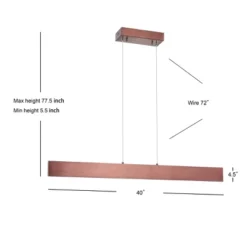 JONATHAN Y 40" Adjustable Metal Draper Dimmable Linear Pendant 9 JONATHAN Y 40" Adjustable Metal Draper Dimmable Linear Pendant -Jonathan Y Store GUEST c0491739 dec7 49c0 837f 086305609ee0