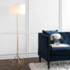 Jonathan Y 61.5" Gold Metal Floor Lamp with White Linen Shade & LED Bulb 2 Jonathan Y 61.5" Gold Metal Floor Lamp with White Linen Shade & LED Bulb -Jonathan Y Store GUEST c0a359f2 f078 4d05 b896 02a5fb0787f2