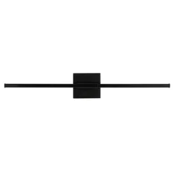 JONATHAN Y Makena 28" LED Dimmable Black Metal Wall Sconce Modern Vanity Fixture -Jonathan Y Store GUEST c0ed00f3 5055 41d7 bf98 f8a42a490aaf