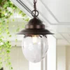 JONATHAN Y Manteo 8.25" Farmhouse Industrial Outdoor LED Pendant Light -Jonathan Y Store GUEST c115ac89 84a2 4340 b329 9f903ced4e4f