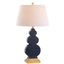 JONATHAN Y Carter 29" Ceramic LED Table Lamp - Navy Blue/Gold -Jonathan Y Store GUEST c362dea9 3ad9 437b 97da 832ec51e9b02