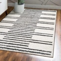 JONATHAN Y Petra Stripe Geometric Shag Area Rug - Bohemian Moroccan Design 25 JONATHAN Y Petra Stripe Geometric Shag Area Rug - Bohemian Moroccan Design -Jonathan Y Store GUEST c3d9d558 8306 4a1d bcc6 ec5df96d9cd3
