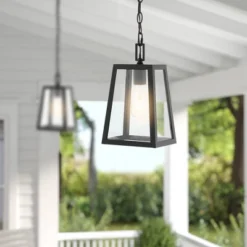 JONATHAN Y Glendale 6.75" 1-Light Farmhouse Industrial Outdoor LED Pendant -Jonathan Y Store GUEST c54a89db 3403 47a5 ac77 42585e821f6a