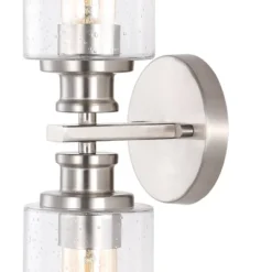 JONATHAN Y Jules Edison Cylinder 2-Light Iron/Seeded Glass Farmhouse Contemporary LED Wall Sconce -Jonathan Y Store GUEST c5d5d5df a9ee 465c 92ab f2e8cfa53c60