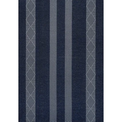 JONATHAN Y Nautisk Trellis Stripe Machine-Washable Area Rug 3 JONATHAN Y Nautisk Trellis Stripe Machine-Washable Area Rug