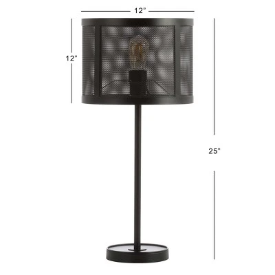 JONATHAN Y Wilcox Minimalist Metal LED Table Lamp - Modern Black Lighting 5 JONATHAN Y Wilcox Minimalist Metal LED Table Lamp - Modern Black Lighting - Image 3