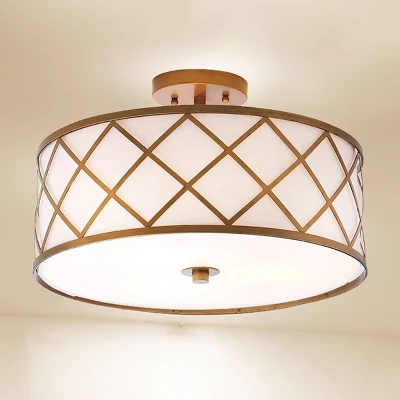 JONATHAN Y Elizabeth 16.75" Metal Flush Mount Ceiling Light 5 JONATHAN Y Elizabeth 16.75" Metal Flush Mount Ceiling Light - Image 3