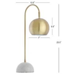 JONATHAN Y Stephen 23.5" Gold Metal and Marble Table Lamp with LED Bulb 7 JONATHAN Y Stephen 23.5" Gold Metal and Marble Table Lamp with LED Bulb -Jonathan Y Store GUEST c98c95c7 eebe 4d82 a1a4 0d97bddf57ab