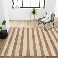 JONATHAN Y Aveiro Wide Stripe Indoor/Outdoor Flatweave Area Rug -Jonathan Y Store GUEST cc647f26 1e77 4fee 890a 4da88283a35b
