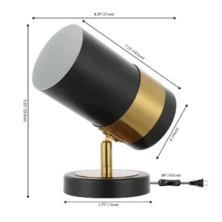 JONATHAN Y Astra 9.25" Modern Industrial Adjustable Indoor Floor Spotlight -Jonathan Y Store GUEST cf1bb186 a9da 469c 91e9 a62434cd1093