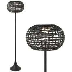 JONATHAN Y Jaemin Modern Coastal Solar LED Outdoor Floor Lamp -Jonathan Y Store GUEST cf85a954 a8e8 448f 9180 c26e4847d288