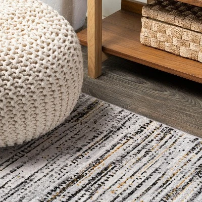 JONATHAN Y Loom Modern Strie' Solid & Striped Indoor Area Rug 8 JONATHAN Y Loom Modern Strie' Solid & Striped Indoor Area Rug - Image 6