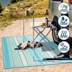 Haynes Modern Double Stripe Indoor/Outdoor Area Rug - JONATHAN Y -Jonathan Y Store GUEST d8a5fc4c 8198 42e9 bd4b 3ce97406f624