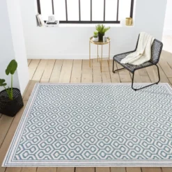 JONATHAN Y Marvao Diamond Trellis Indoor/Outdoor Area Rug -Jonathan Y Store GUEST d9b5a294 ad47 4651 a3cc e6d559134bfe