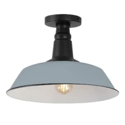 JONATHAN Y Camila Classic Industrial Iron LED Semi Flush Mount - Indoor/Outdoor -Jonathan Y Store GUEST daf6ea79 a934 4b78 b7b2 b0a6d405ea84