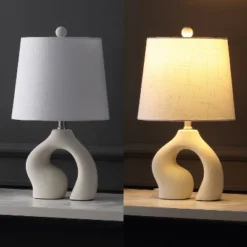 JONATHAN Y Tula Scandinavian Minimalist Ceramic Arch LED Table Lamp 12 JONATHAN Y Tula Scandinavian Minimalist Ceramic Arch LED Table Lamp -Jonathan Y Store GUEST db4b3fa7 a024 45ee 80a8 ebcedecc64db