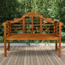 JONATHAN Y Lutyens Arched 3-Seat Acacia Wood Outdoor Bench 15 JONATHAN Y Lutyens Arched 3-Seat Acacia Wood Outdoor Bench -Jonathan Y Store GUEST de9dbb3b df6e 41a6 b46e a0b2e6cf36a7