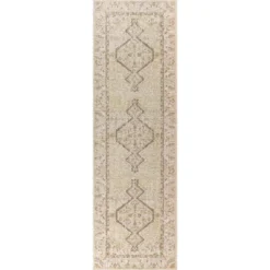 JONATHAN Y Lila Modern Medallion Area Rug - Bohemian Distressed Decor