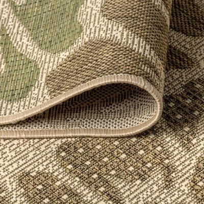 JONATHAN Y Zinnia Modern Floral Textured Weave Indoor/Outdoor Area Rug 6 JONATHAN Y Zinnia Modern Floral Textured Weave Indoor/Outdoor Area Rug - Image 4