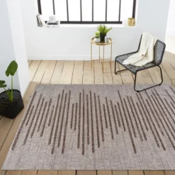 Zolak Berber Stripe Geometric Indoor/Outdoor Area Rug - JONATHAN Y -Jonathan Y Store GUEST e2860cae 22dc 4b7a 8ce9 c2b66d6c6e6e