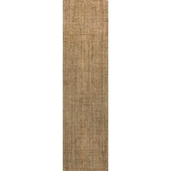 JONATHAN Y Biot Rustic Handwoven Natural Jute Solid Area Rug, 3' x 5'