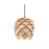 11.75" Simon Pinecone Wood Pendant (Includes Energy Efficient Light Bulb) Brown - JONATHAN Y -Jonathan Y Store GUEST e499ad80 44af 4cb9 aef8 2625df17c314