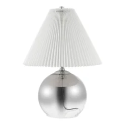 JONATHAN Y Louisa 22.5" Mid-Century Smoke Gradient Glass Table Lamp with Pleated Shade -Jonathan Y Store GUEST e5850631 b631 457f 8ea5 dc9a0b0f1f24