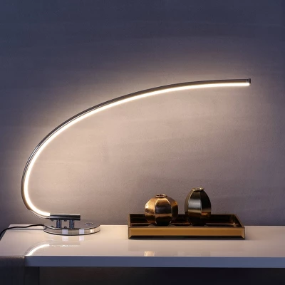 JONATHAN Y Faye 16" Contemporary LED Task Lamp in Silver 3 JONATHAN Y Faye 16" Contemporary LED Task Lamp in Silver