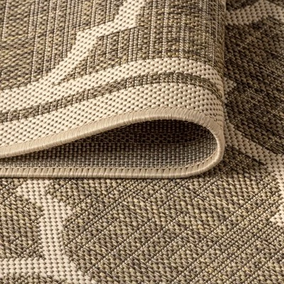Jonathan Y Trebol Moroccan Trellis Textured Weave Indoor/Outdoor Area Rug 6 Jonathan Y Trebol Moroccan Trellis Textured Weave Indoor/Outdoor Area Rug - Image 4