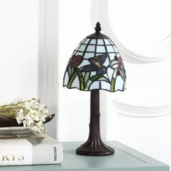 JONATHAN Y Hummingbird Tiffany-Style LED Table Lamp with Stained Glass Shade 13 JONATHAN Y Hummingbird Tiffany-Style LED Table Lamp with Stained Glass Shade -Jonathan Y Store GUEST e95fbd21 b5fa 4579 ae5c 83a4d43bb5cc