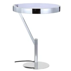 JONATHAN Y Owen Contemporary Integrated LED Metal Table Lamp - Chrome -Jonathan Y Store GUEST eb0f6368 1801 4b60 8743 546985bffba3