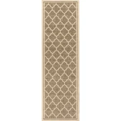 Jonathan Y Trebol Moroccan Trellis Textured Weave Indoor/Outdoor Area Rug