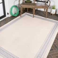 JONATHAN Y Lucia Classic Diamond Border Indoor/Outdoor Rug -Jonathan Y Store GUEST ebcc7272 8877 4d6c b7cf b4792c5c976c