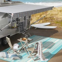 Haynes Modern Double Stripe Indoor/Outdoor Area Rug - JONATHAN Y -Jonathan Y Store GUEST efd15ab3 e5b5 4073 a3f6 6b4e5fbd8c75