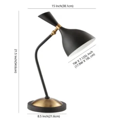 Jonathan Y 21.5" Iron Albert Retro Mid Century LED Table Lamp -Jonathan Y Store GUEST f1b33870 bf27 48e8 8bfc f7174457cf54