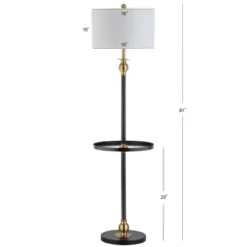 JONATHAN Y Evans 61" Metal End Table Floor Lamp with Integrated Table 7 JONATHAN Y Evans 61" Metal End Table Floor Lamp with Integrated Table -Jonathan Y Store GUEST f24710ef d2a5 469d bd1c 4b40c2d32817