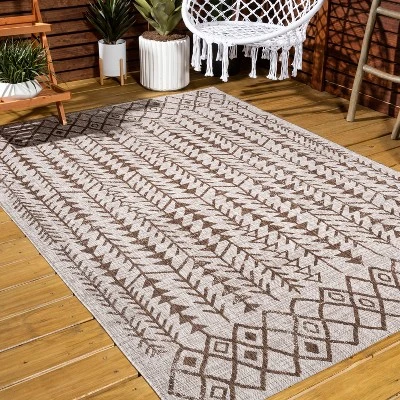 JONATHAN Y Tokay Bohemian Geometric Indoor/Outdoor Area Rug 4 JONATHAN Y Tokay Bohemian Geometric Indoor/Outdoor Area Rug - Image 2