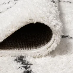 Catala Moroccan Diamond Shag Indoor Area Rug - JONATHAN Y 17 Catala Moroccan Diamond Shag Indoor Area Rug - JONATHAN Y -Jonathan Y Store GUEST f32a3238 9013 4b38 8b77 349afbecf96f