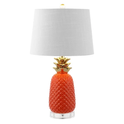 JONATHAN Y 23" Pineapple Classic Vintage Ceramic LED Table Lamp 9 JONATHAN Y 23" Pineapple Classic Vintage Ceramic LED Table Lamp - Image 7