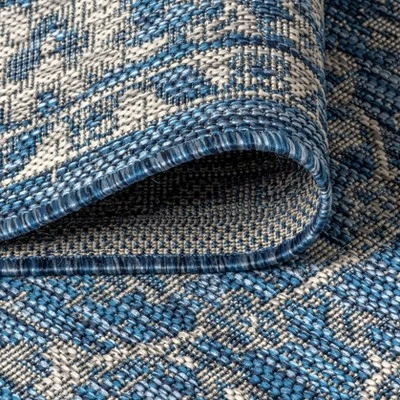 JONATHAN Y Palazzo Vine and Border Textured Weave Indoor/Outdoor Area Rug 6 JONATHAN Y Palazzo Vine and Border Textured Weave Indoor/Outdoor Area Rug - Image 4