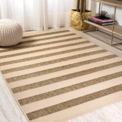 JONATHAN Y Aveiro Wide Stripe Indoor/Outdoor Flatweave Area Rug -Jonathan Y Store GUEST f8aaabfe 015b 421f 9c7a 1a966cc61611