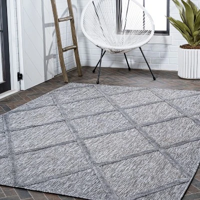 JONATHAN Y Salines Diamond Trellis Indoor/Outdoor Area Rug 8 JONATHAN Y Salines Diamond Trellis Indoor/Outdoor Area Rug - Image 6