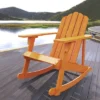 JONATHAN Y Kiawah Classic Acacia Wood Outdoor Adirondack Rocking Chair -Jonathan Y Store GUEST fb248e5e b00c 4558 a835 64fad1259565
