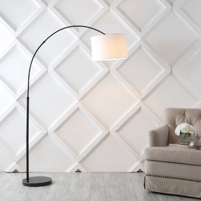 JONATHAN Y Collier 70" Industrial Adjustable Iron LED Arc Floor Lamp 3 JONATHAN Y Collier 70" Industrial Adjustable Iron LED Arc Floor Lamp