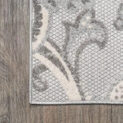 JONATHAN Y Julien Paisley High-Low Indoor/Outdoor Rug - Gray/Ivory -Jonathan Y Store GUEST fcda8e1a 42f2 4712 9c65 1df377b103f1