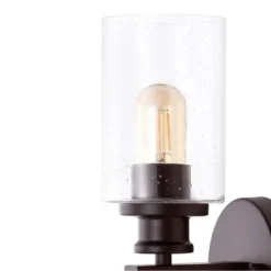 JONATHAN Y Jules 2-Light Art Deco LED Wall Sconce in Oil Rubbed Bronze -Jonathan Y Store GUEST fd9e9322 882b 4a55 9db5 8af9b1ac4121