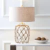 26.5" Glass And Rope Mer Table Lamp (Includes LED Light Bulb) Brown - JONATHAN Y -Jonathan Y Store GUEST ff972951 3a98 4a0d b7dd ebf0367ffd4d